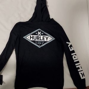 Hurley hoodie size M, dark blue (size 10-12)